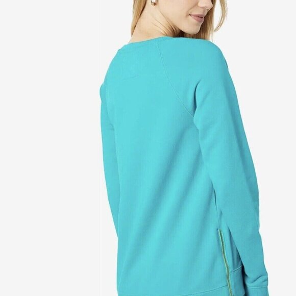 Lilly Pulitzer Luxletic Beach Comber Pullover Sweatshirt Tunic Top XXS - Picture 2 of 2